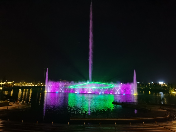 贵州织金县城区水环境综合治理喷泉项目（实景）