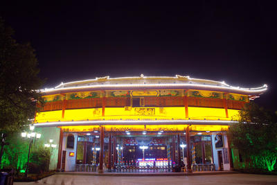 六盘水凤池园灯光亮化工程(实景）