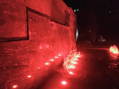 紫云印山广场售楼部水景建设（实景）