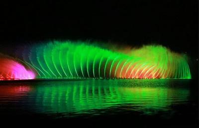 白云区泉湖公园 “水舞天章”水秀工程(实景）