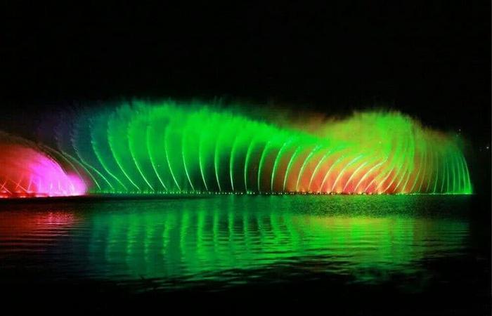 贵阳白云区泉湖公园 “水舞天章”水秀工程(实景）