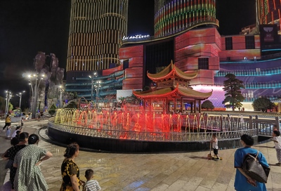 贵阳江华国际旅游中心音乐喷泉项目（实景）