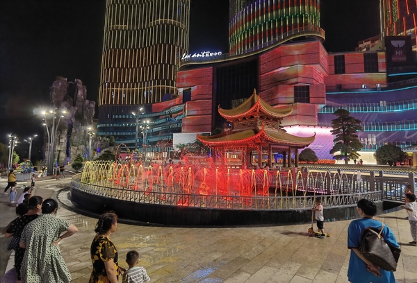 贵阳江华国际旅游中心音乐喷泉项目（实景）