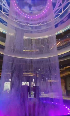 贵阳江华城市旅游综合体项目华家大院拉线水帘（实景）