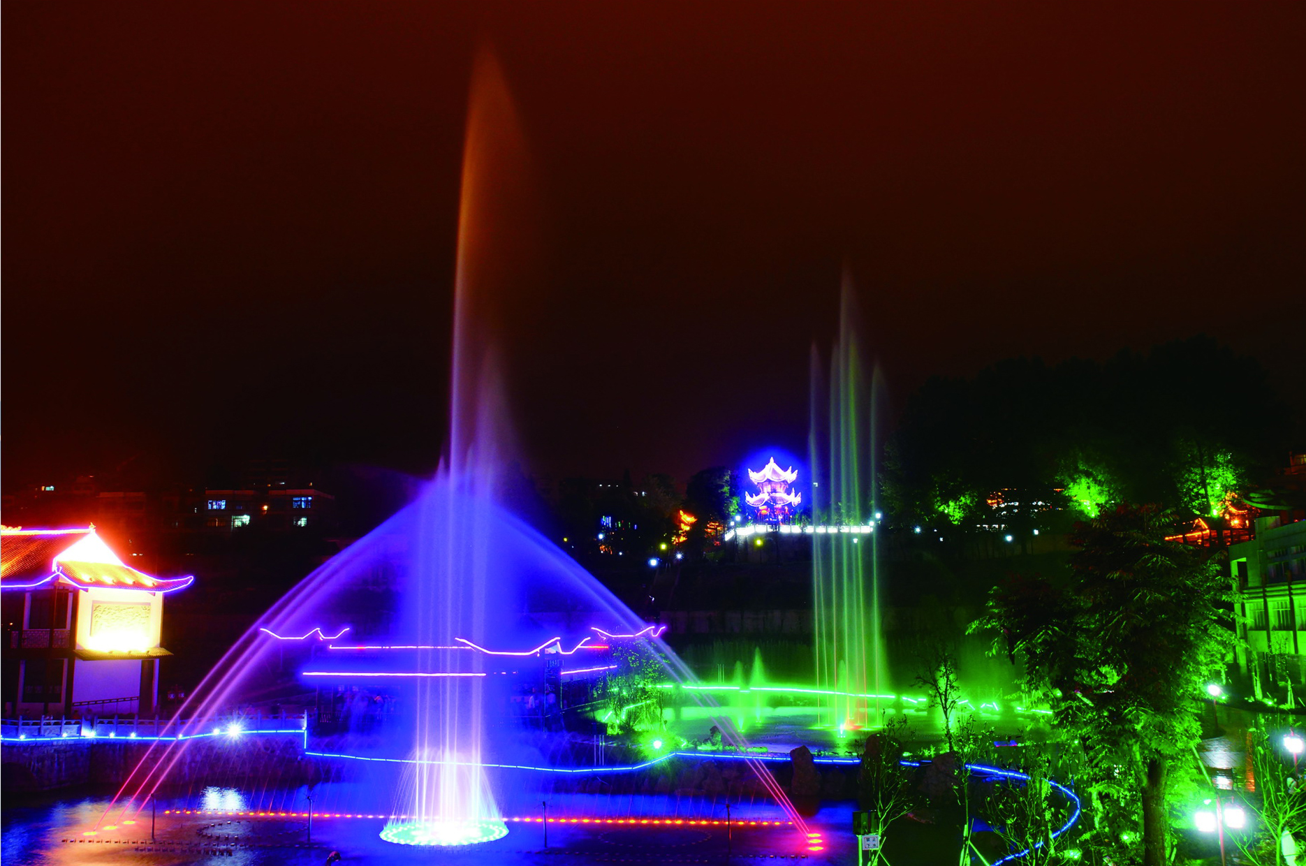 大方县奢香公园水幕电影数码音乐喷泉实景3.png